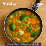 Prabha Astrid Nonstick Deep Frypan With Glass Lid 2L, 26cm