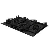 HOB INSPIRIA 904 BR AI FFD GL PNG 90 cm 4 Burner Built-In Gas Hob with Flame Failure Device, Black Glass