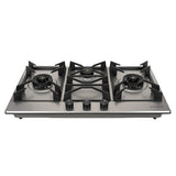 HOB INSPIRIA 903 BR AI FFD SS PNG 90 cm 3 Burner Built-In Gas Hob with Flame Failure Device, SUS 304 Stainless Steel