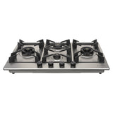 HOB INSPIRIA 904 BR AI FFD SS PNG 90 cm 4 Burner Built-In Gas Hob with Flame Failure Device, SUS 304 Stainless Steel