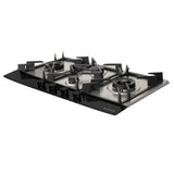 HOB INSPIRIA 904 BR AI FFD GS PNG 90 cm 4 Burner Built-In Gas Hob with Flame Failure Device, Glass & Stainless Steel
