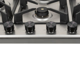 HOB INSPIRIA 904 BR AI FFD SS PNG 90 cm 4 Burner Built-In Gas Hob with Flame Failure Device, SUS 304 Stainless Steel