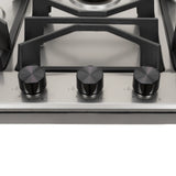 HOB INSPIRIA 903 BR AI FFD SS PNG 90 cm 3 Burner Built-In Gas Hob with Flame Failure Device, SUS 304 Stainless Steel