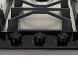 HOB INSPIRIA 903 BR AI FFD GS LPG 90 cm 3 Burner Built-In Gas Hob with Flame Failure Device, Glass & Stainless Steel