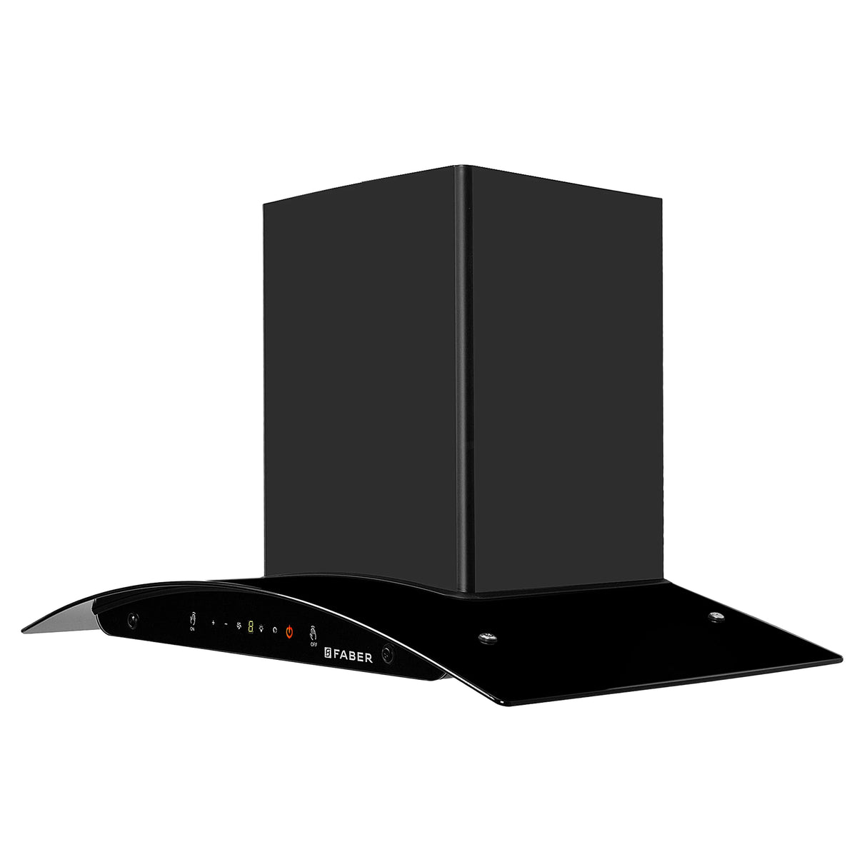 HOOD MYSTIC BLDC FL HC BK 75 Wall Mounted Chimney with 1500m³/hr Suction, Heat Auto Clean, 9 Speed, Gesture & Remote Control - 325.0718.162
