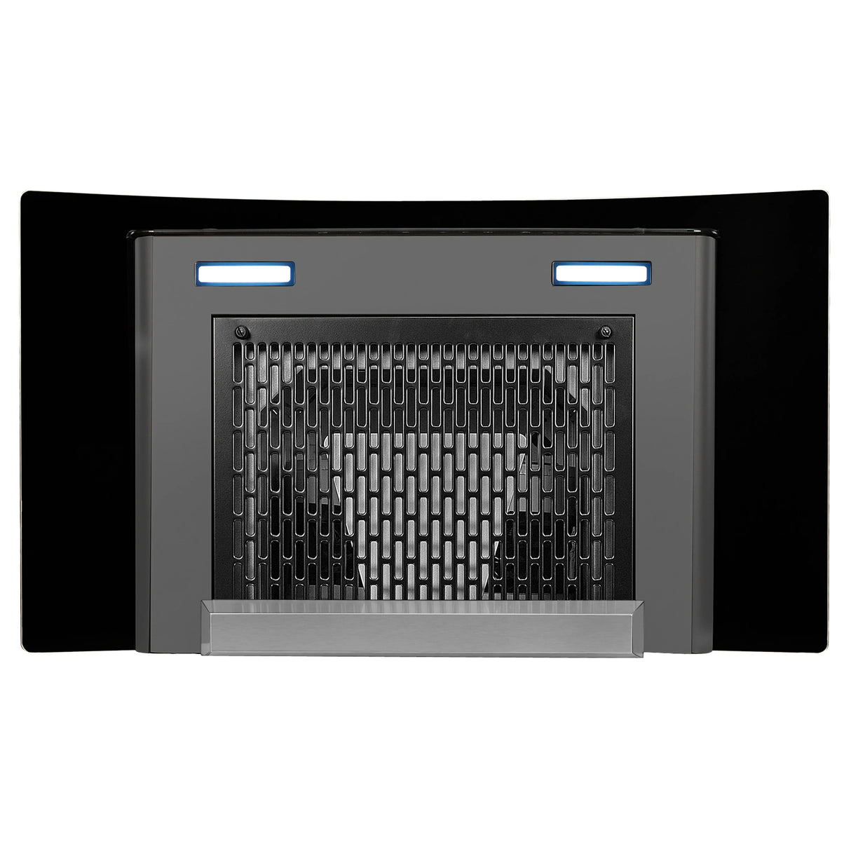 HOOD MYSTIC BLDC FL HC BK 75 Wall Mounted Chimney with 1500m³/hr Suction, Heat Auto Clean, 9 Speed, Gesture & Remote Control - 325.0718.162