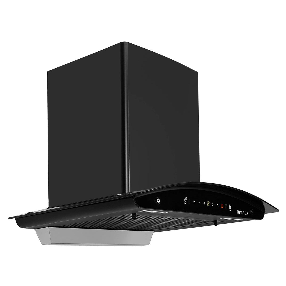 HOOD MYSTIC BLDC FL HC BK 60 Wall Mounted Chimney with 1500m³/hr Suction, Heat Auto Clean, 9 Speed, Gesture & Remote Control - 325.0718.161