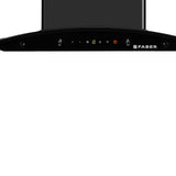 HOOD MYSTIC BLDC FL HC BK 60 Wall Mounted Chimney with 1500m³/hr Suction, Heat Auto Clean, 9 Speed, Gesture & Remote Control - 325.0718.161
