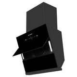 Hood Aether BLDC HC SC FL BK IN 75 Wall Mounted Kitchen Chimney with 1600 m³/hr Suction & LPG Leakage Sensor