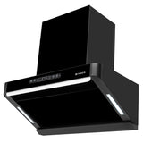 HOOD PINNACLE FL HC BK 60 Wall Mounted Chimney with 1500m³/hr Suction, Heat Auto Clean, Touch & Gesture Control - 330.0717.195
