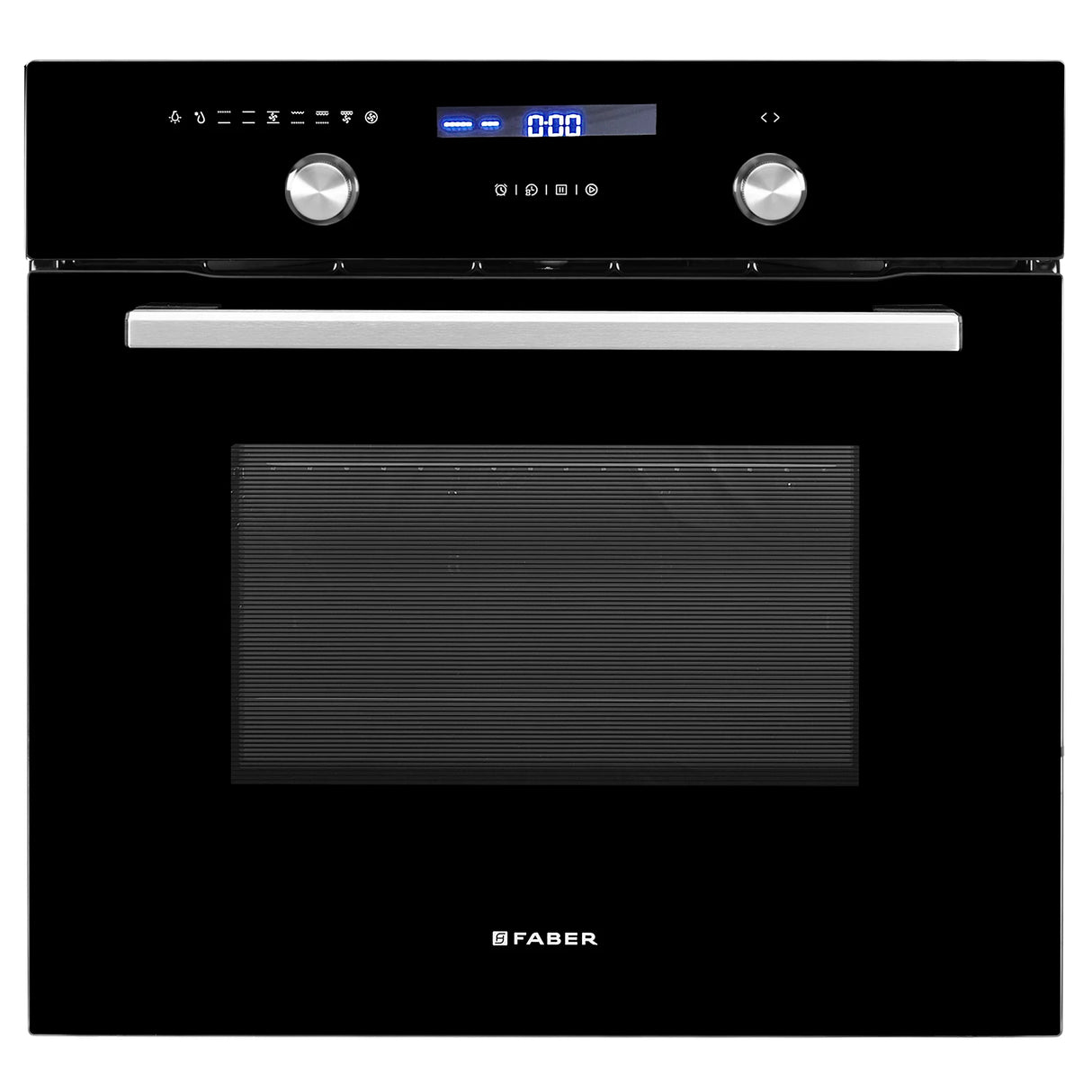 FBIO 75L 9F BK Built-In Oven with 9 Cooking Functions & 3D Hot Air Circulation