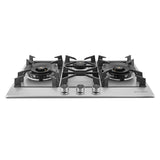 HOB INSPIRIA 753 BR AI FFD SS LPG 75 cm 3 Burner Built-In Gas Hob with Flame Failure Device, SUS 304 Stainless Steel