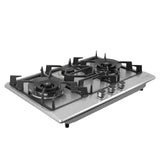 HOB INSPIRIA 753 BR AI FFD SS PNG 75 cm 3 Burner Built-In Gas Hob with Flame Failure Device, SUS 304 Stainless Steel