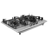 HOB INSPIRIA 753 BR AI FFD SS LPG 75 cm 3 Burner Built-In Gas Hob with Flame Failure Device, SUS 304 Stainless Steel