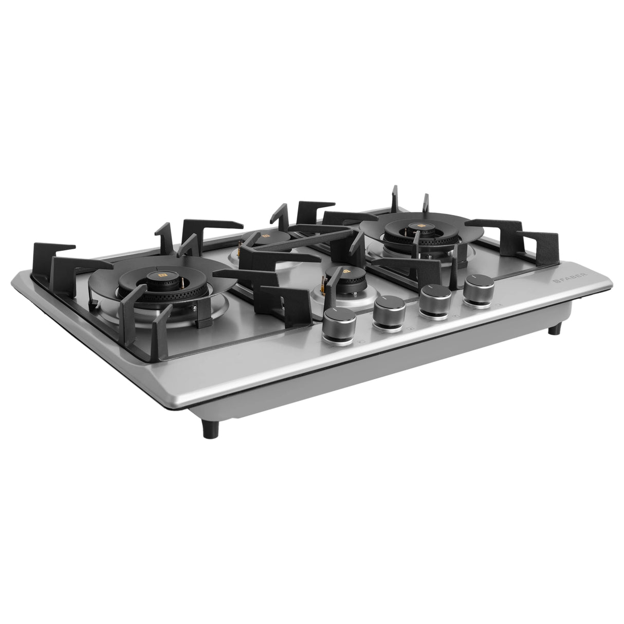 HOB INSPIRIA 754 BR AI FFD SS PNG 75 cm 4 Burner Built-In Gas Hob with Flame Failure Device, SUS 304 Stainless Steel
