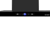 HOOD BLOOM FL BK 90 Island Chimney with 1500m³/hr Suction, BLDC Motor, Gesture & Dual Touch Control - 345.0717.217