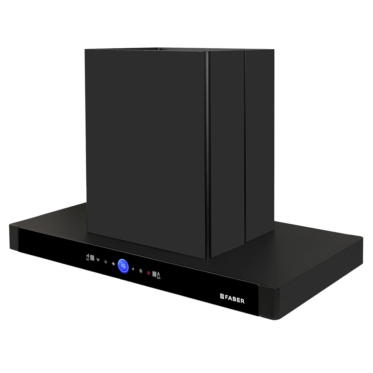 HOOD BLOOM FL BK 90 Island Chimney with 1500m³/hr Suction, BLDC Motor, Gesture & Dual Touch Control - 345.0717.217