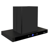 HOOD BLOOM FL BK 90 Island Chimney with 1500m³/hr Suction, BLDC Motor, Gesture & Dual Touch Control - 345.0717.217