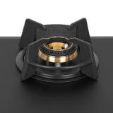 Hob Innova 753 BR AI FFD 75 cm 3 Burner Built-in Gas Hob Black Glass with Timer