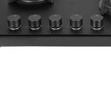 Hob Innova 905 BR AI FFD 90 cm 5 Burner Built-in Gas Hob Black Glass with Timer
