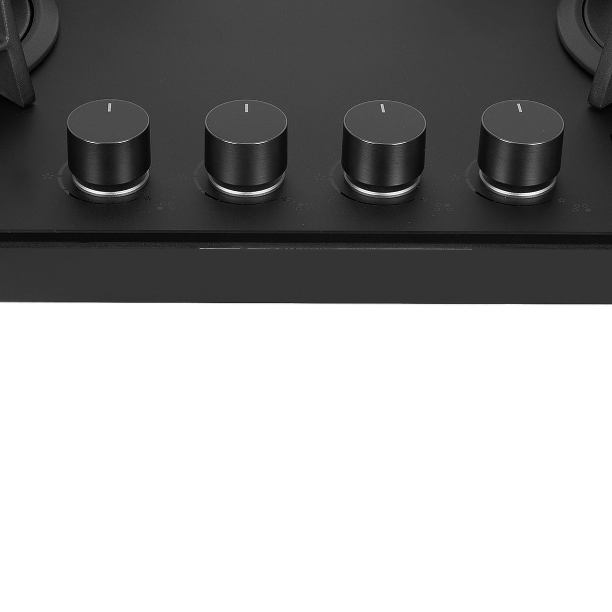Hob Innova 754 BR AI FFD 75 cm 4 Burner Built-in Gas Hob Black Glass with Timer