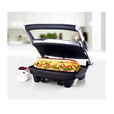 Borosil Jumbo 1000-Watt Grill Sandwich Maker (Black) - BGRILLSS22