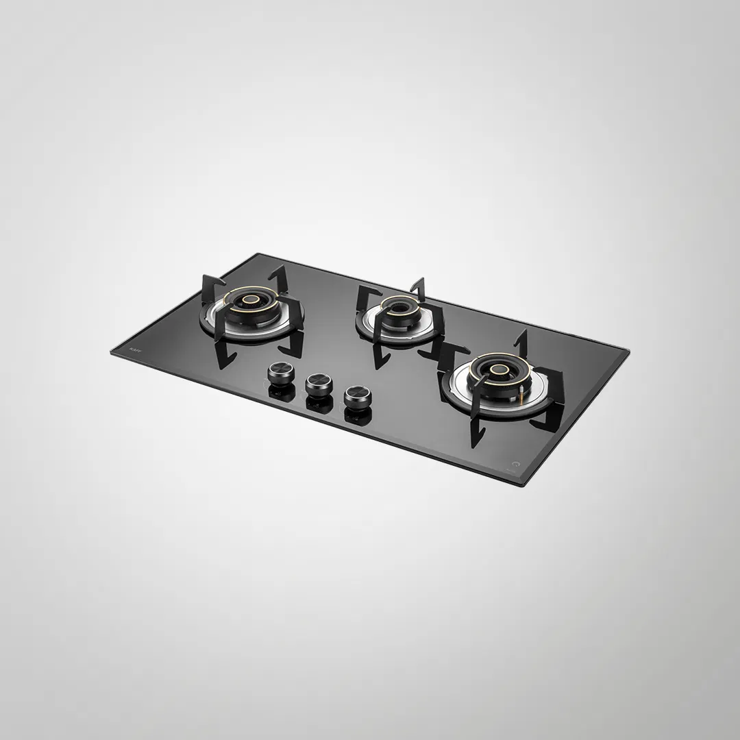 ALN 783 – 73cm Built-in Hob with 3 High-Efficiency Brass Burners & Auto Electric Ignition