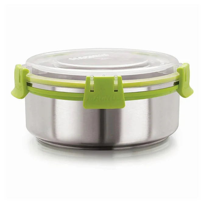 Klip Lock Stainless Steel Airtight Leakproof Lunch Box – 750ML – Durable Tiffin Box for Office Men & Adults, Premium Kitchen Accessories Item