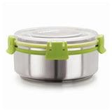 Klip Lock Stainless Steel Airtight Leakproof Lunch Box – 750ML – Durable Tiffin Box for Office Men & Adults, Premium Kitchen Accessories Item