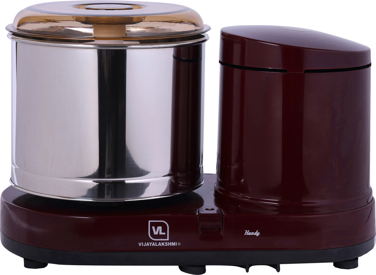 Handy 1.25L Table Top Wet Grinder with Coconut Scraper & Atta Kneader | Cherry