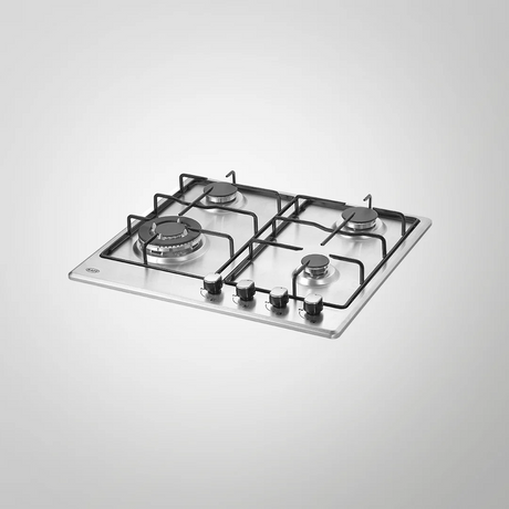 
KAFF  NE 4B 60 SS 4 Gas Burner With 1 Triple Ring Burner | Stainless Steel | Built In Hob 
