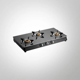 KAFF CTAI 77 3B Black Toughened Glass Auto Ignition Cooktop