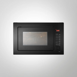 KAFF  KMW8A BLK | Full Black Tempered Glass With Touch Controls |  Built In Microwave