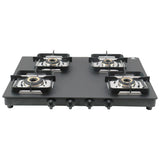 Thar 4 Burner Matte Glass Cooktop Manual Ignition