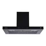 90 cm Wall Mounted Chimney - CH LARA 90 BK AC GC
