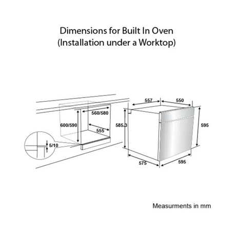 Crompton BIO-GAPYR78L-MBL-Built-In Oven