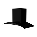 Crompton CHD-IMC90FLE-MBL-Curved Wall Mounted Chimney IntelliMotion 90 cm 