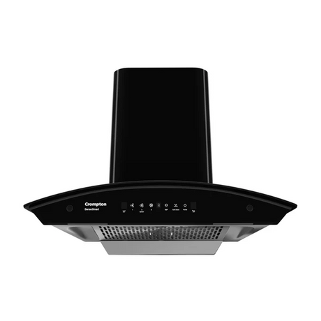 Crompton CHD-SSC60FLE-MBL-Curved Wall Mounted Chimney SensoSmart 60 cm 