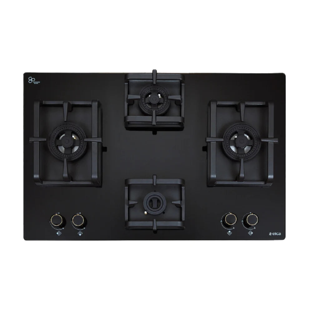 FLEXI DFS PRO AB 4B 70 DX Toughened Glass, Auto Ignition Fully Sealed 4 Burners