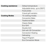 DIAMOND 77 BIO Built-In Oven – 72L, 14 Cooking Modes, Infrared Grill & Meat Probe, LED Knob Control, 538.61.471