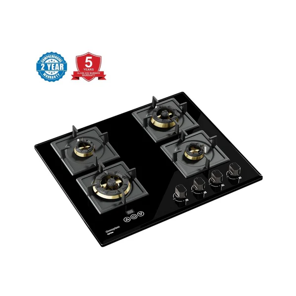 Crompton HOB-OPFB604TI-MBL-Built-InGasHob 4 Burner Hob Optime Series 60 cm 