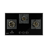 Crompton 78 cm 3 Burner Hob Optime Series HOB-OPFB783TI-MBL-Built-InGasHob