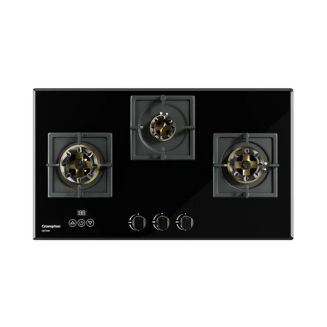 Crompton 78 cm 3 Burner Hob Optime Series HOB-OPFB783TI-MBL-Built-InGasHob