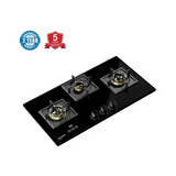 Crompton 78 cm 3 Burner Hob Optime Series HOB-OPFB783TI-MBL-Built-InGasHob