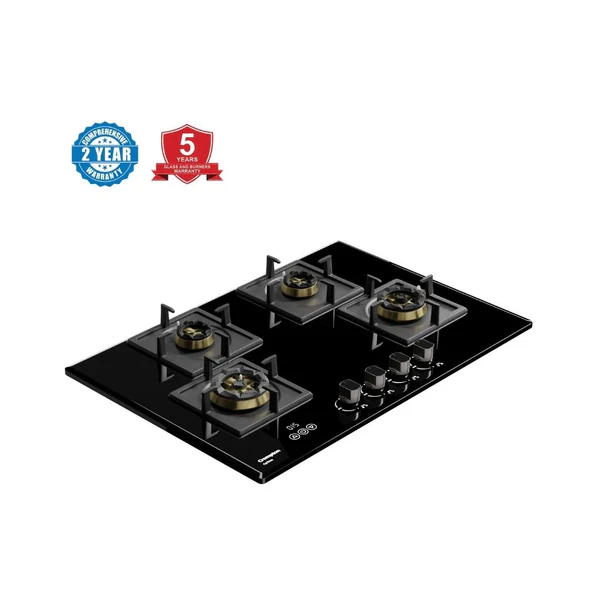 Crompton HOB-OPFB905TI-MBL-Built-InGasHob 4 Burner Hob Optime Series 90 cm 