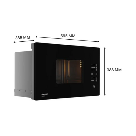 Crompton MWO-GACON25L-MBL-Built-In Convection Microwave Oven GrandArt Series 