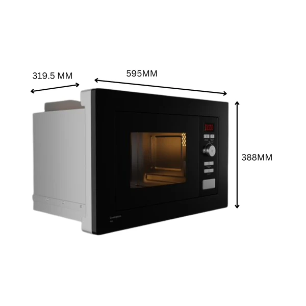 Crompton MWO-VOSOL20L-Built-In Solo Microwave Oven Series 