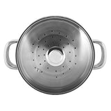 Vinod Steamers 2 Tier With Glass Lid / SS Lid (Induction Friendly) (20)