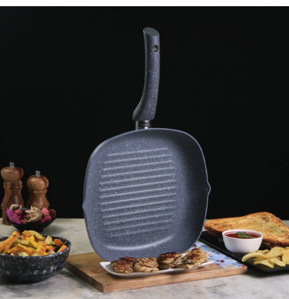 Wonderchef Granite Grill Pan 24 cm