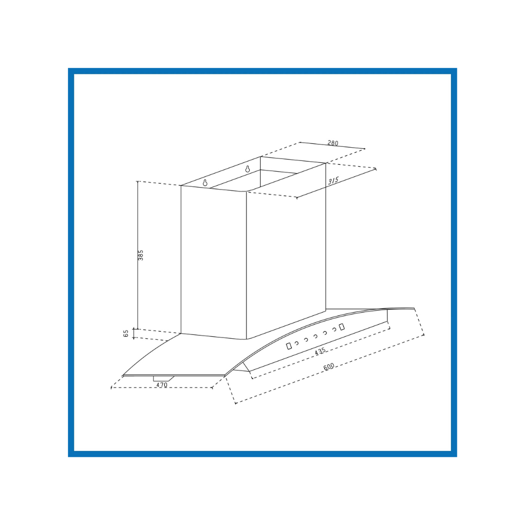 Glen CH 6059 BL MS AC 60cm